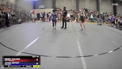 117 lbs Cons. Round 2 - Aiyana Bryant, Montreat vs Sidney Sullens, Life University