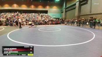 106 lbs Cons. Round 5 - Logan Robbins, Spanish Springs vs Zane Hernandez, Silver Creek