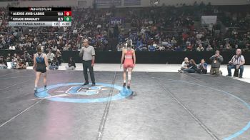 Girls 105 lbs 1st Place Match - Alexis Avis-Labus, Valencia vs Chloe Bradley, Cleveland