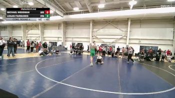120 lbs Cons. Round 4 - Michael Wessman, Lone Peak vs Logan Fairbanks, Syracuse