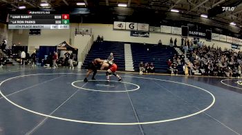 285 lbs 5th Place Match - Liam Babitt, Minnesota State Moorhead vs La`Ron Parks, St. Cloud State