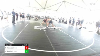 157 lbs Consi Of 16 #1 - Finnian Hannegan, Reign WC vs Jake Sakofsky, Torrey Pines HS