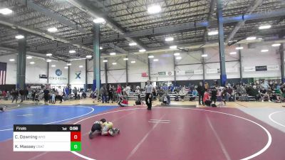 49 lbs Final - Cal Downing, Wyoming Underground vs Knox Massey, Crater Mat Club