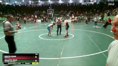 126 lbs Quarterfinal - Bradyn Volz, Eastern Hancock vs Gavyn Kemp, Roncalli