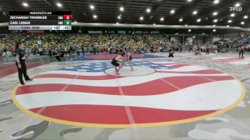 130 lbs Cons. Semi - Cael Lemar, Gorilla Wrestling Club vs Zechariah Tromblee, Champions Wrestling Club