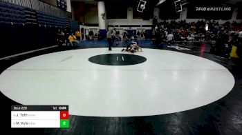 170 lbs Consi Of 8 #1 - Jason Toth, East Haven vs Max Kyle, Notre Dame-West Haven