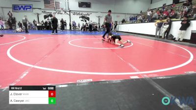 55-61 lbs Rr Rnd 2 - Jack Clover, Miami vs Achilles Cawyer, Jay Wrestling Club