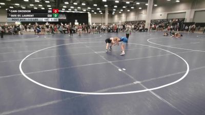 113 lbs Quarters - Tate St. Laurent, Central Indiana Academy Of Wrestling vs Cain Crosson, Sebolt Wrestling Academy