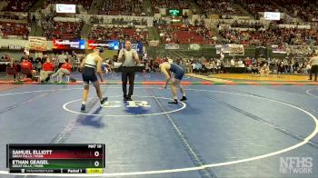 AA - 132 lbs Cons. Round 2 - Samuel Elliott, Great Falls / MSDB vs Ethan Geagel, Great Falls / MSDB