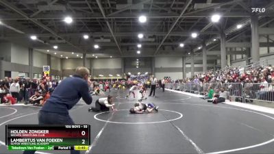 55 lbs Quarterfinal - Holden Zongker, Wichita Wrestling Club vs Lambertus Van Foeken, SlyFox Wrestling Academy