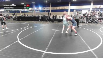 190 lbs Round Of 32 - Dimitry Sirotnik, Little Vikings WC vs Sage Suarez, Sage Suarez