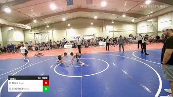 80 lbs Rr Rnd 1 - Dawson Back, R.A.W. vs Brandt Steinheil, Wagoner Takedown Club