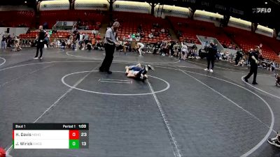 76 lbs Finals (2 Team) - Holden Davis, Neighborhood vs James Wirick, Empyre WC Gold