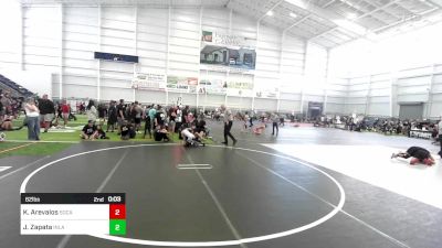 62 lbs 3rd Place - Kayden Arevalos, SoCal Grappling Club vs Jayden Zapata, Inland Elite WC