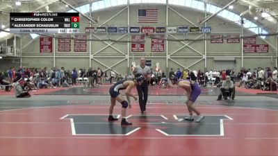 125 lbs Cons. Round 2 - Christopher Colon, Williams College vs Alexander Schaeublin, Trinity (CT)