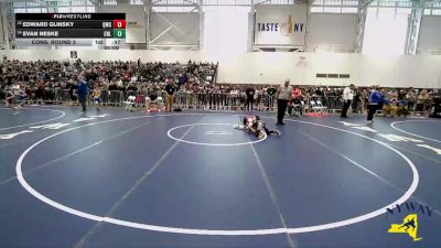 74 lbs Cons. Round 3 - Edward Glinsky, Quaker Wrestling Club vs Evan Neske, Club Not Listed