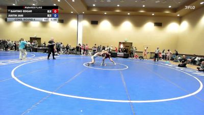 106 lbs Cons. Round 4 - Santino Edgar, New Jersey vs Justin Jani, New Jersey