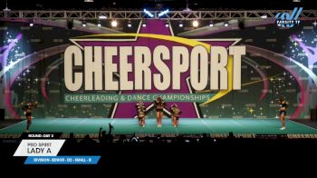 Pro Spirit - Lady A [2025 L4 Senior - D2 - Small - B Day 3] 2025 CHEERSPORT National All Star Cheerleading Championship