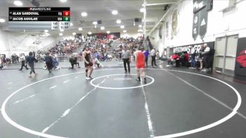 165 lbs Cons. Round 2 - Alan Sandoval, Fullerton vs Jacob Aguilar, Orange