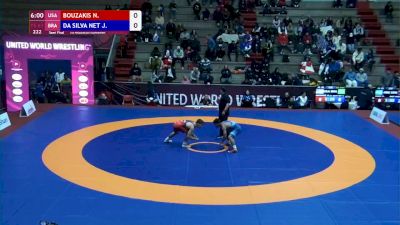 61 kg Semifinal - Nicholas Bouzakis, USA vs Joao Da Silva, BRA