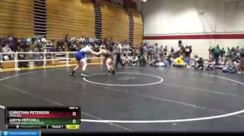 220 lbs Champ. Round 2 - Christian Peterson, Worland vs Aidyn Mitchell, Thunder Basin High School