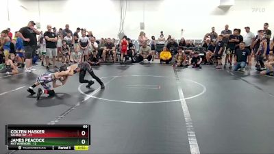 60 lbs Round 1 (4 Team) - Colten Masker, Validus WC vs James Peacock, Mat Warriors