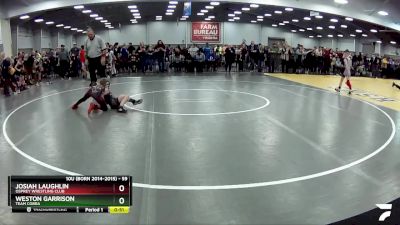 59 lbs Cons. Round 4 - Josiah Laughlin, Osprey Wrestling Club vs Weston Garrison, Team Cobra