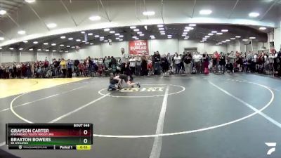 67 lbs Cons. Round 4 - Braxton Bowers, 84 Athletes vs Grayson Carter, Riverheads Youth Wrestling