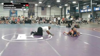107 lbs Rr Rnd 1 - Kynlie Keffer, Indiana Outlaws Purple vs Alejandra Reyes, Team Nebraska