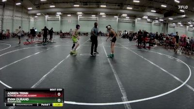 112 lbs Cons. Round 3 - Evan Durand, Headhunters vs Adrien Trinh, Scanlan Wrestling Academy