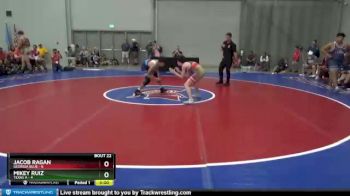 100 lbs 2nd Wrestleback (16 Team) - Jacob Ragan, Georgia Blue vs Mikey Ruiz, Texas A