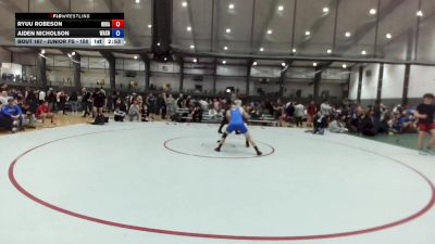 Junior FS - 150 lbs Cons. Round 2 - Ryuu Robeson, Whatcom Wrestling Academy vs Aiden Nicholson, Washington