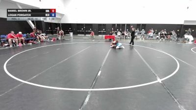 120 lbs Daniel Brown Jr., Team Indiana Blue vs Logan Forgatch, New Jersey