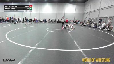 88 lbs 7th Place - Walter Caulum, Team Wisconsin 12U vs Mason Huitt, Colorado Hammers 12U