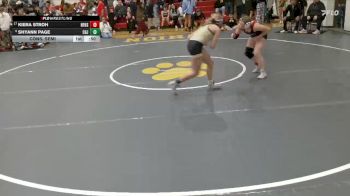 130 lbs Cons. Semi - Shyann Page, Central Grand Junction vs Kiera Stroh, North Fork High School