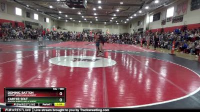 100 lbs Champ. Round 1 - Carter Solt, Askren Wrestling Academy vs Dominic Batton, Summit Wrestling Academy