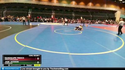 120 lbs Cons. Round 1 - Jade Jackson, Harrisburg vs Guadalupe Tinoco, Gridley High School