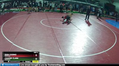 117-129 lbs 5th Place Match - Zion Cozino, Montana vs Cooper Clark, Montana