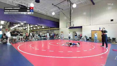 100 lbs Quarterfinal - Channing Cherney, The Storm Wrestling Center vs Kevin Rodriguez, Forsyth Central Wrestling