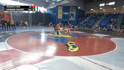 130 lbs 5th Place Match - Shannon Logue, Bishop Shanahan vs Katherine Crockett, Oakton