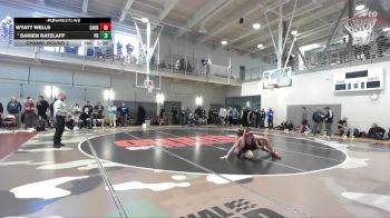 215 lbs Champ. Round 2 - Darien Ratzlaff, Priest River vs Wyatt Wells, Cheney