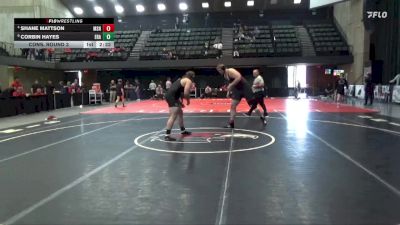 285 lbs Cons. Round 3 - Shane Mattson, Montana State-Northern vs Corbin Hayes, Embry-Riddle (Ariz.)