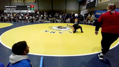 116 lbs 7th Place - David Chacon, Buchanan vs Cruz Little, Faith Christian (PA)