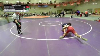 133 lbs Cons. Round 2 - Donovin Fields, Elmhurst University vs Carter Siebel, Coe