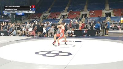 106 lbs Champ. Rd Of 16 - Dakota Harmer, Michigan vs Aidan Ortega, Illinois