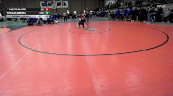 157 lbs Champ. Round 2 - Garon Kaiser, Deer Creek vs Thomas Nelson, Klein