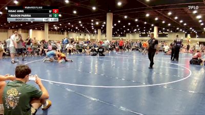 120 lbs Semifinal - Issac Jung, Morris Fitness vs Mason Parria, Holy Cross