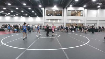 110 lbs Cons. Sub-semis - Zoe Long, Empire Girls Wrestling Club vs Ella Sheppard, Radford Trained