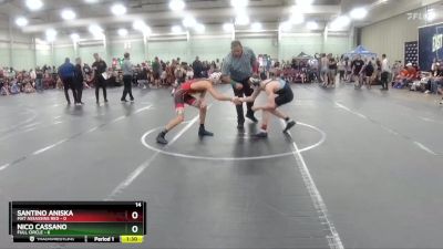 113 lbs Round 3 (8 Team) - Santino Aniska, Mat Assassins Red vs Nico Cassano, Full Circle