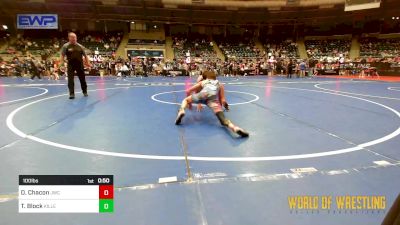 100 lbs Consi Of 8 #1 - Diego Chacon, Juggernaut Wrestling Club vs Thomas Block, Killer Elite